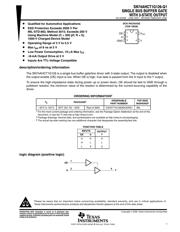 SN74AHCT1G126DCKT 数据规格书 1