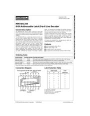 MM74HC259N datasheet.datasheet_page 1