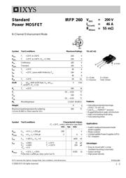 IRFP260 Datenblatt PDF