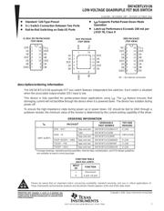 SN74CBTLV3126DGVR datasheet.datasheet_page 1