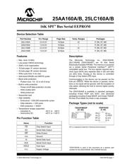 25LC160-I/SN Datenblatt PDF