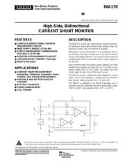 INA170EA/250 Datenblatt PDF