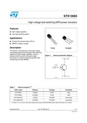 STX13003-AP Datenblatt PDF