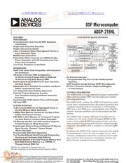 ADSP-2184LBST-160 datasheet.datasheet_page 1