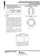 SN74ALS74A datasheet.datasheet_page 1