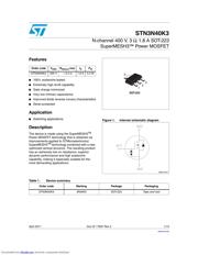 STN3N40K3 datasheet.datasheet_page 1