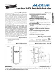 MAX8722CEEG+T 数据规格书 1