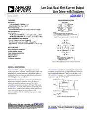 ADA4310-1ACPZ-R2 datasheet.datasheet_page 1