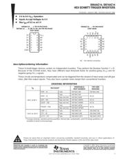 SN74AC14 数据规格书 1