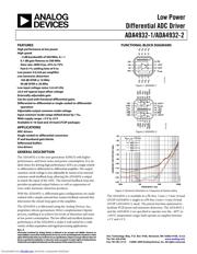 ADA4932-2YCPZ-R7 datasheet.datasheet_page 1