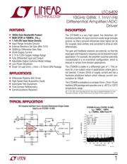 LTC6409IUDB#TRMPBF Datenblatt PDF