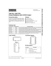 74AC251MTCX datasheet.datasheet_page 1