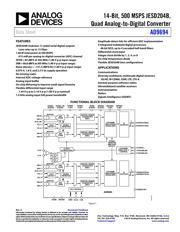 AD9694BCPZRL7-500 数据规格书 1