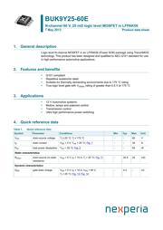 BUK9Y25-60E,115 datasheet.datasheet_page 1