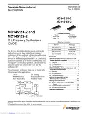 MC145151DW2R2 数据规格书 1