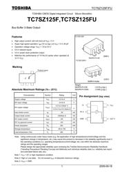 TC7SZ125FU-TE85L datasheet.datasheet_page 1