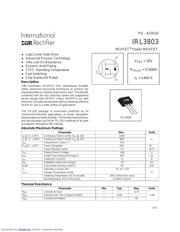IRL3803 数据规格书 1