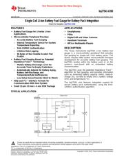 BQ27541DRZT-V200 datasheet.datasheet_page 1