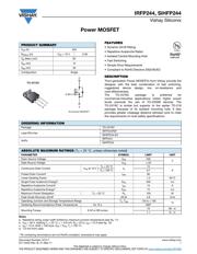 IRFP244PBF Datenblatt PDF