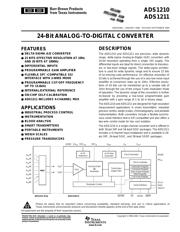 ADS1210U Datenblatt PDF