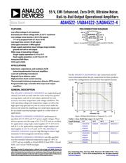 ADA4522-2ARMZ 数据规格书 1