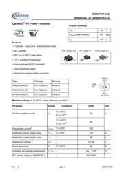 IPP80P03P4L-07 数据规格书 1