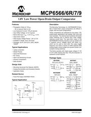 MCP6567A-E/UN 数据规格书 1