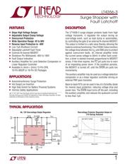 LT4356IMS-3#PBF Datenblatt PDF