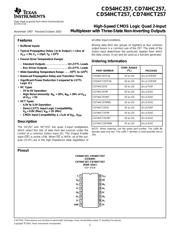 CD74HC257E datasheet.datasheet_page 1