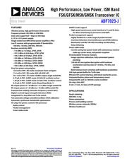 ADF7023-JBCPZ-RL datasheet.datasheet_page 1