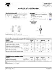 SI4410BDY Datenblatt PDF