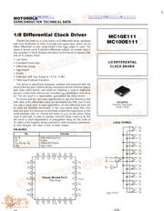 MC100E111FN datasheet.datasheet_page 1