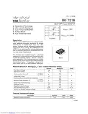 IRF7316 Datenblatt PDF