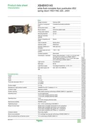 XB4BW3145 datasheet.datasheet_page 1