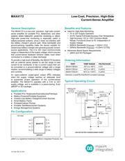 MAX4172GUA+ datasheet.datasheet_page 1