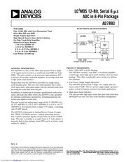 AD7893 Datenblatt PDF