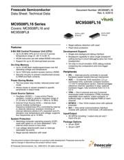 MC9S08FL16CLC 数据规格书 1
