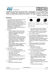 STM32F722VET6 数据规格书 1