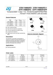 P11NM60FDFP datasheet.datasheet_page 1