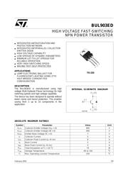 BUL903ED datasheet.datasheet_page 1