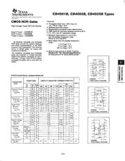 CD4001BM datasheet.datasheet_page 1