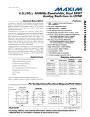 MAX4717EUB+ Datenblatt PDF