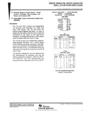 SNJ54LS73AW datasheet.datasheet_page 1