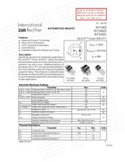 IRF540PBF 数据规格书 1