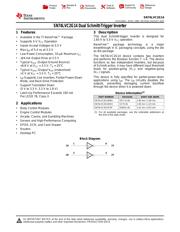 SN74LVC2G14DBVR Datenblatt PDF