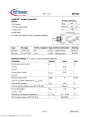 BSP125 Datenblatt PDF