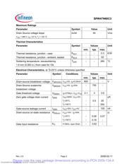 SPW47N60C3XK datasheet.datasheet_page 2