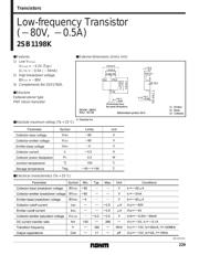 2SB1198K T146R 数据规格书 1