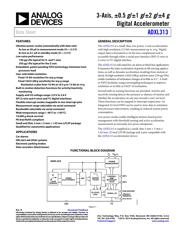 ADXL313WACPZ-RL7 数据规格书 1
