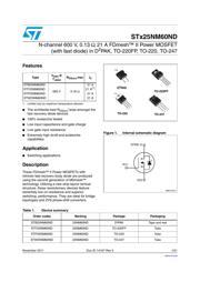 STP25NM60ND datasheet.datasheet_page 1